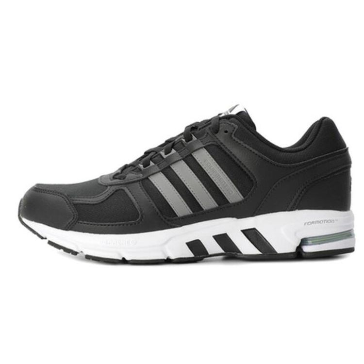 Adidas Equipment 10 Retro Sports Marathon Slip Resistant Durable Lightweight Low Top Casual Shoes Unisex Sneaker Black EF1473