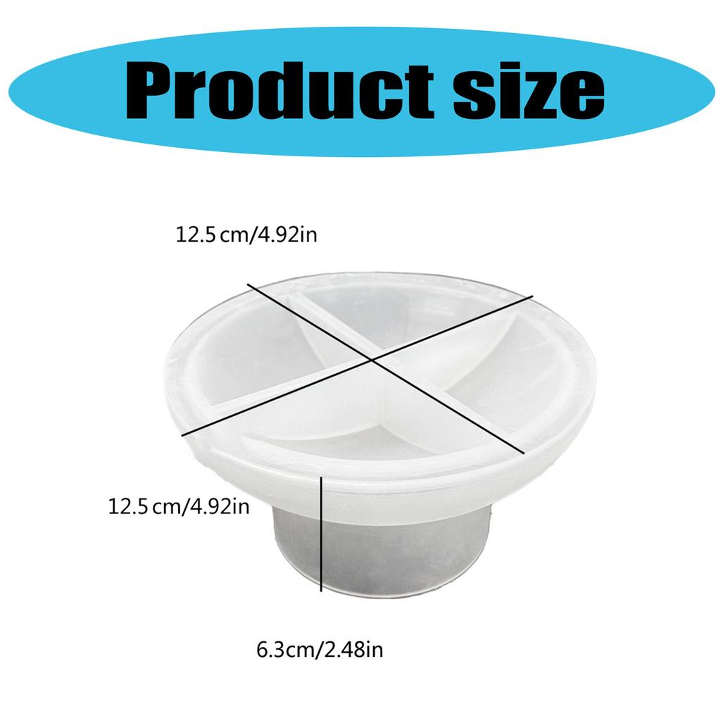 Silicone Mold for Making High Footed Bowl Serving Dish Epoxy Resin Mould Versatile Home Decoration Accessories