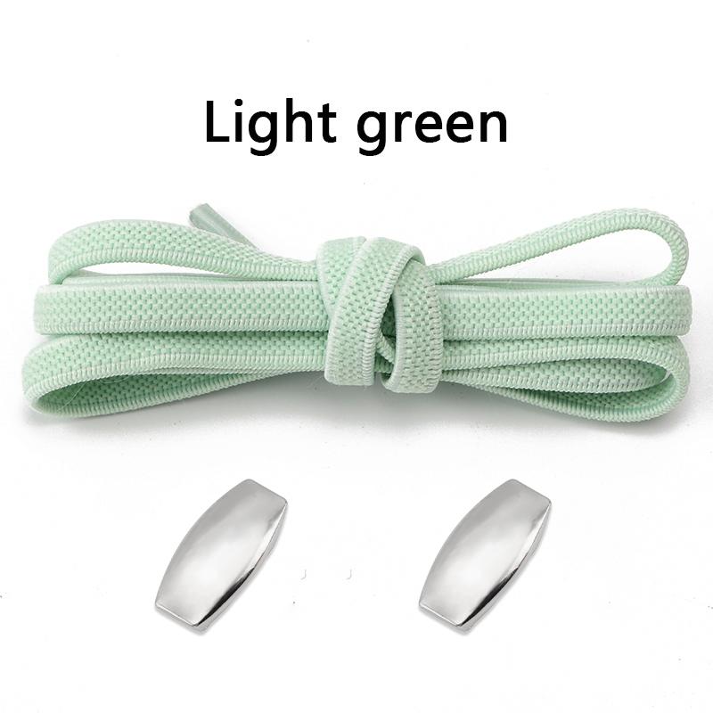 1Pair Elastic Laces Sneakers New Lock Flat Shoelaces Without ties Kids Adult No Tie Shoelace Rubber Bands Shoes Accessories