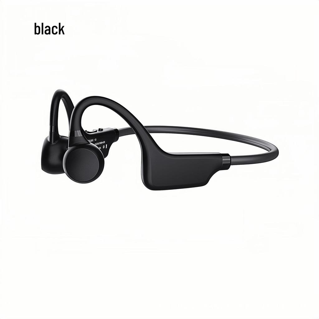 X1 Bone Conduction Bluetooth Ear-Hook Headphones with Memory Card Slot, Long Battery Life, Hi-Fi Stereo, for Running/Sports