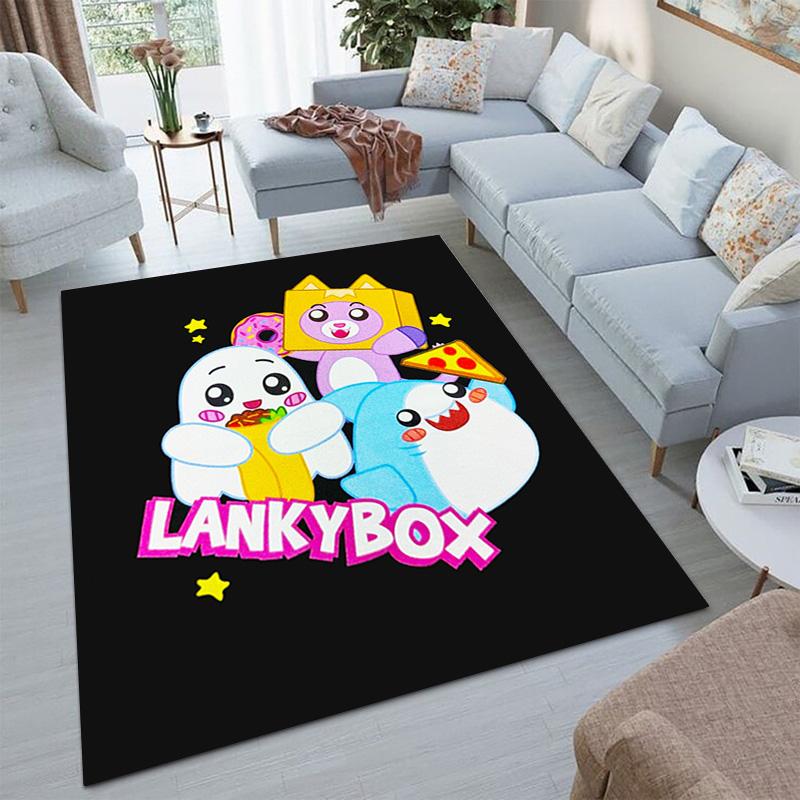 Lankybox Home Office Decorative Rug Room Computer Chair Area Rug Holiday Gift