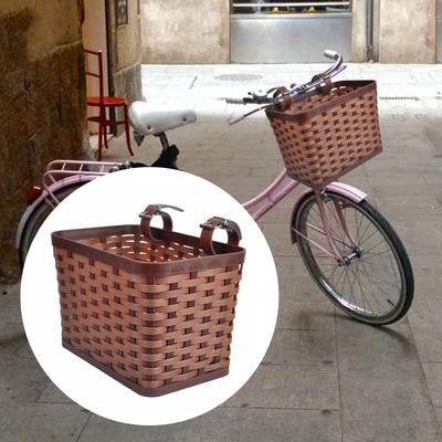 Front Basket Dog Bike Carrier Pet Versatile Handlebar Sundries Organizer for Outdoor