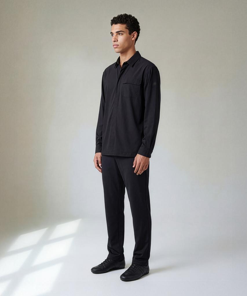 SPERRY Men'S Straight Fit Sweatpants_Black [Sprt_0001]