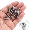 Self Drilling Screws Self-drilling Fasteners Silver 410 Stainless Screws Multiple Lengths Included Silver Finish