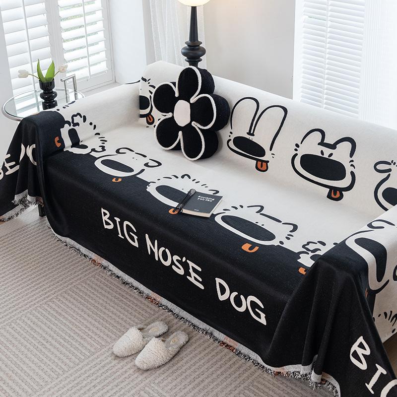 

Полотенце для дивана из шенилла, утолщенный чехол для дивана, устойчивый к царапинам, нескользящий, универсальный чехол для дивана 180*130cm