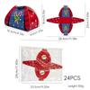 24PCS Assorted Candy Christmas Candy Boxes Sweater Shape Cookie Paper Boxes  Christmas Celebration