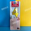 Opera House Diamond Gold Number Candle Topper for First Birthday Cake Party Decoration