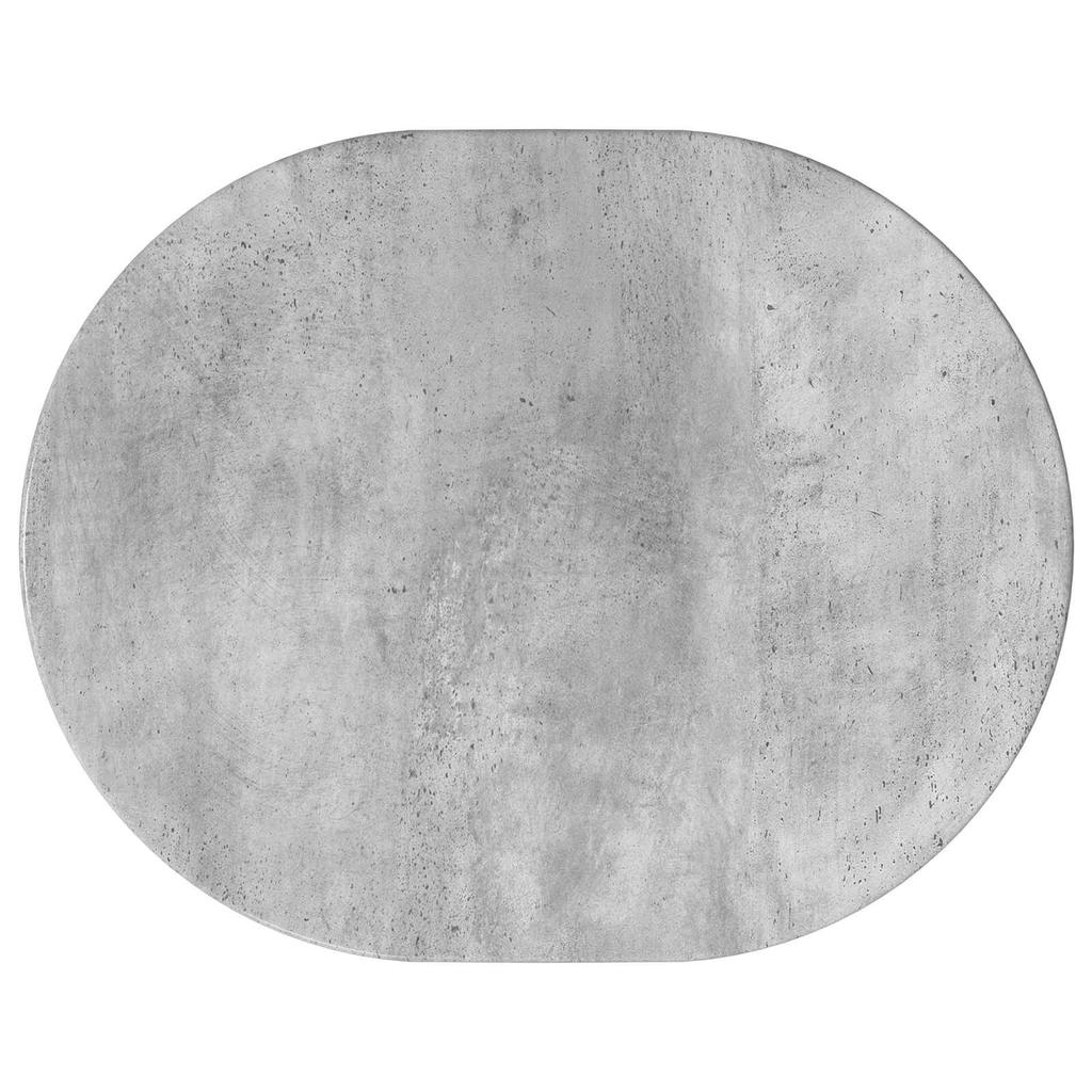 Side Table Concrete Grey 50 x 39.5 x 55 cm Particleboard