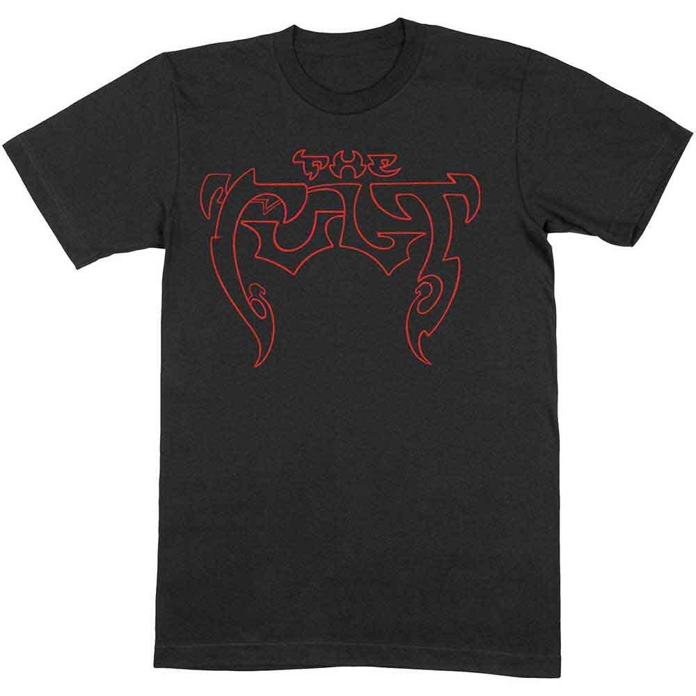 The Cult Outline Logo T-Shirt Black New Unisex T-Shirt XXXXL