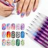 12-Color DIY Quick-Dry Nail Art Stamping Pen Set for Graffiti Painting