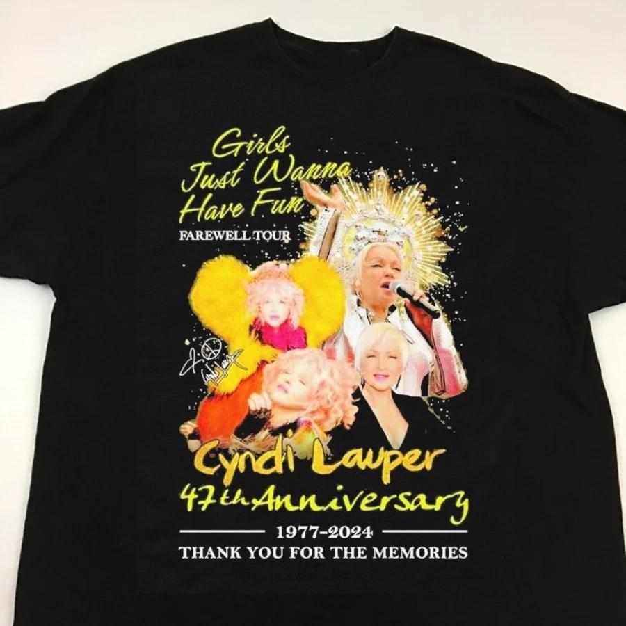 

Cyndi Lauper T-shirt Fun Tour World Tour ALl size shirt E215 L