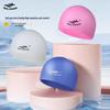 Women's Comfortable Silicone Swimming Cap - Waterproof, Non-Constricting, Ideal for Large Heads & Long Hair + 0.03 Free Shipping for Newbies!