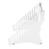 Clear View Acrylic Record Storage Black 12-slot Acrylic Rack Desktop Transparent Record Display Desktop Decor