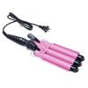 3 Barrel Curling Iron Hair Crimper 22mm Hair Curling Wand with 2 Temperature Control Fast Heating Portable Crimper for