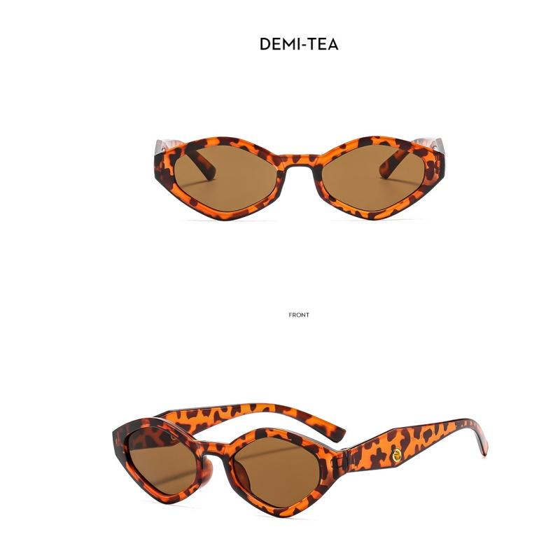 Damen-Sonnenbrille, modische polygonale Herren- und Damen-Sonnenbrille