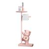 Punch-Free Bear Cube Toilet Paper Holder & Bathroom Decor Shelf
