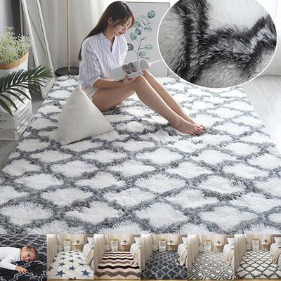 New Fashion Soffice peluche Tappeto in pelliccia Tappetino antiscivolo Tappeti economici Tappetino per arredamento moderno Tappeto da comodino Tappeto da soggiorno per camera da letto