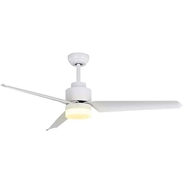 SPC Conforto DC Max 2 - Ventilateur De Plafond À Luminosité Réglable En 3 Tons, Moteur DC 43W Super Silencieux Et Efficace, Ø132