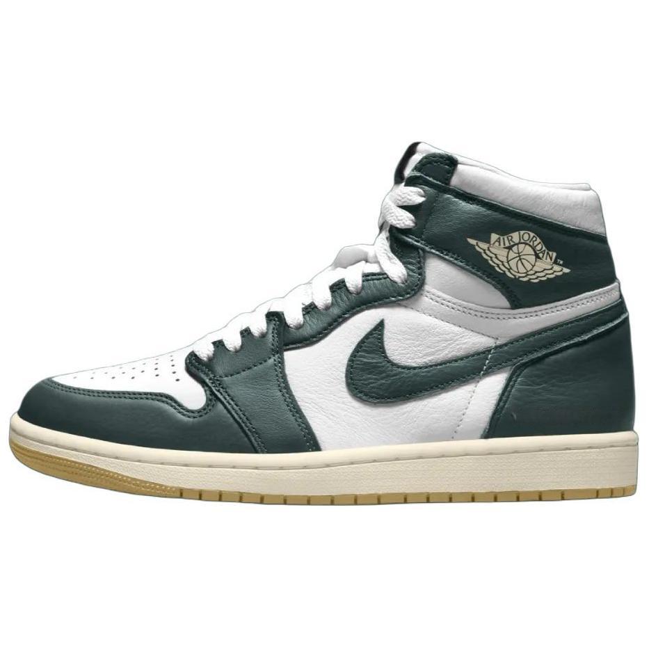 Air Jordan 1 Retro High OG Fir Pro Green Women Sneakers Pale-Ivory Coconut-Milk FD2596-101