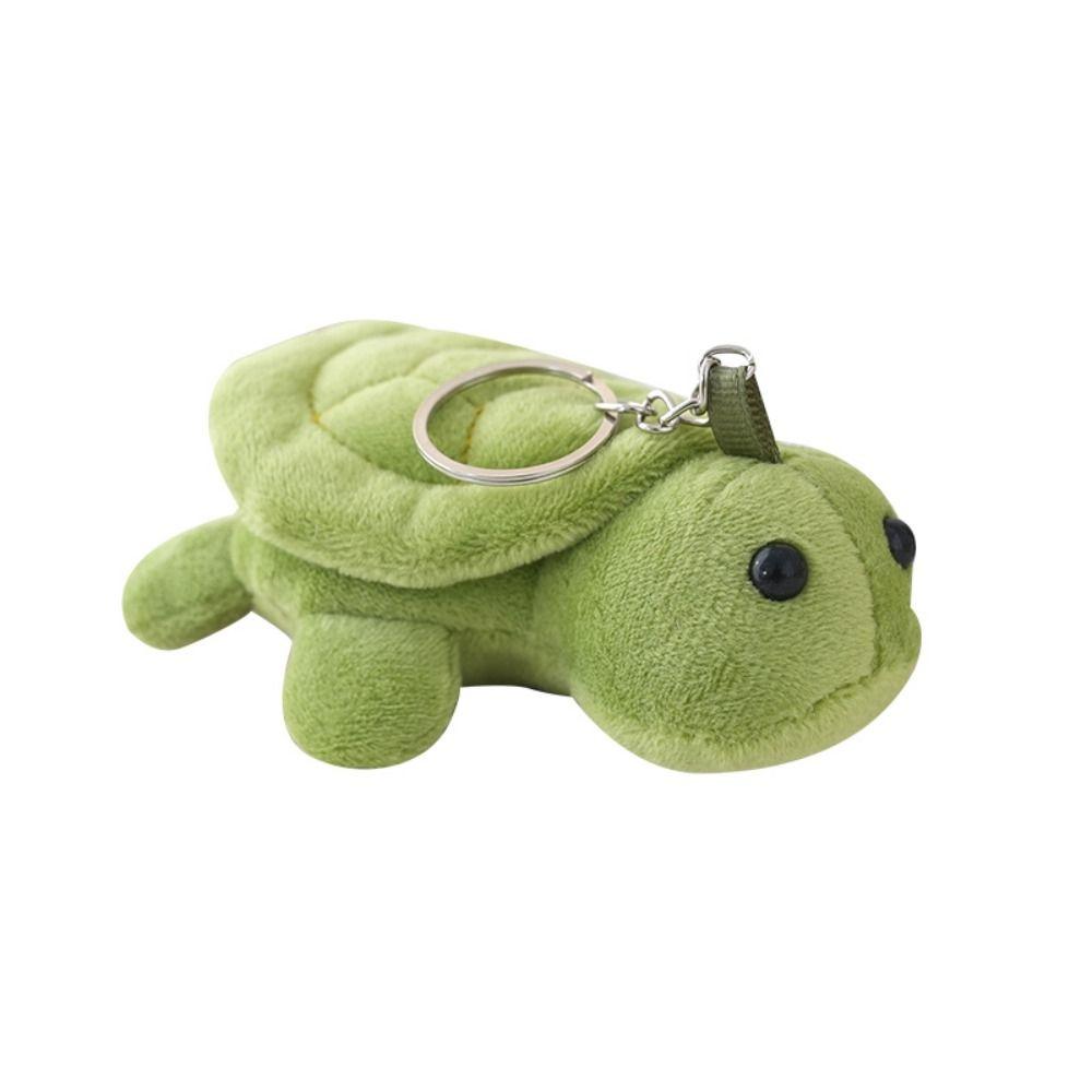 Animal Plush Turtle Pendant Cartoon Green Doll Key Ring Hanging Ornaments