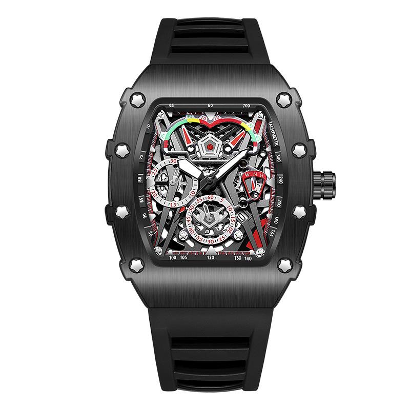 Kingston Sports Fashion Quartz Watch Shaped Silicone Men s Watch
