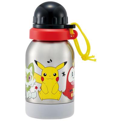 Skater 380ml Stainless Steel Water Single Room Healthy 23N - Bottle, Layer, Temperature, Drink, Pokémon Design, SSSC4-A