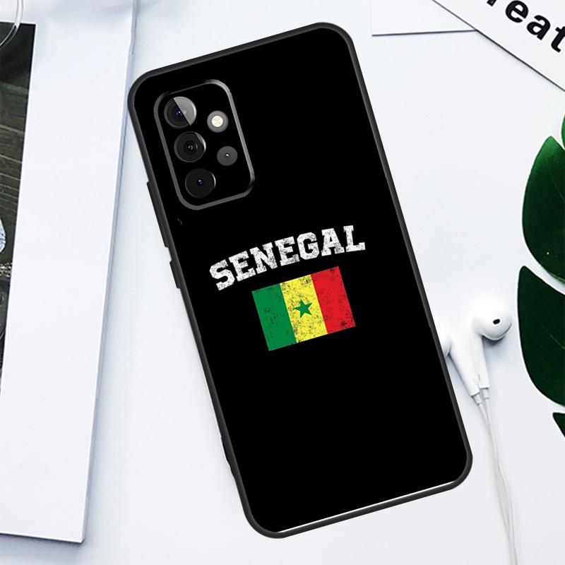 Senegal Flag For Samsung Galaxy A13 A53 A33 A54 A34 A14 A55 A35 A15 A05 A06 A16 A22 A32 A52 Phone Case