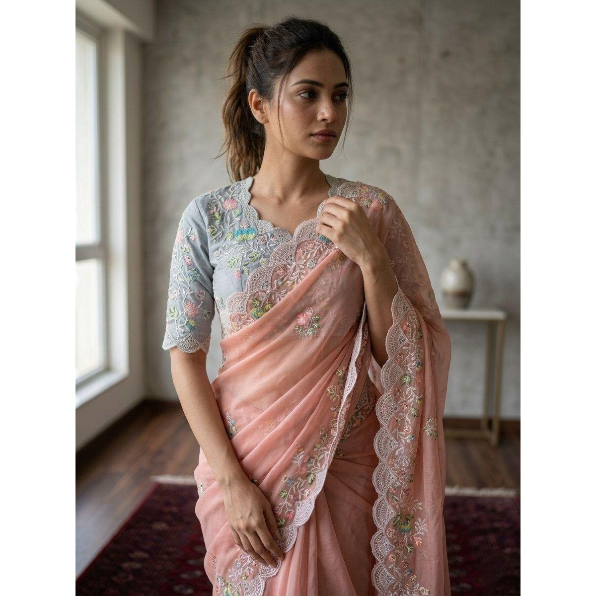 New Launch Wedding Special Fox Georgette Saree