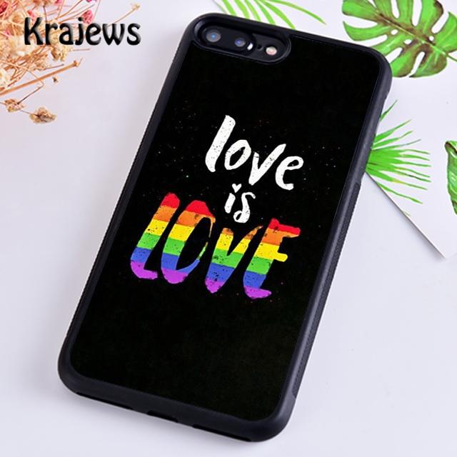 Krajews LGBT Love Wins Soft Phone Case Cover For iPhone 14 5 SE 6s 7 8 Plus X XR XS 11 12 13 Pro Max Samsung Galaxy S21 S22ultra