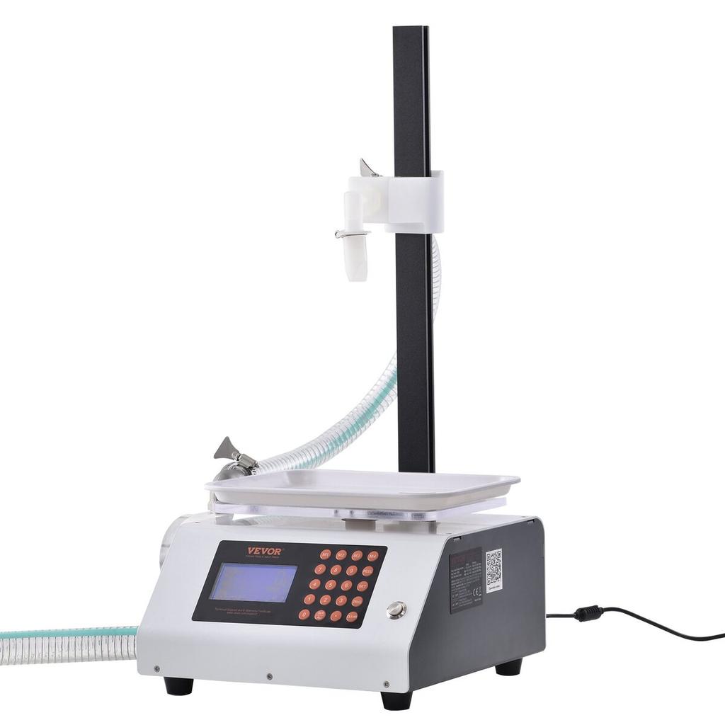 Liquid Filling Machine, 50-5000 g Weighing Capacity, Automatic Bottle Filler Machine Bottling Machine Gear Pump Digital Control for Honey, Oil, Wine,
