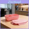 Plastic Lunch Box For Kids With Microwave Safe Sealed Compartments For School And Outdoor Use
