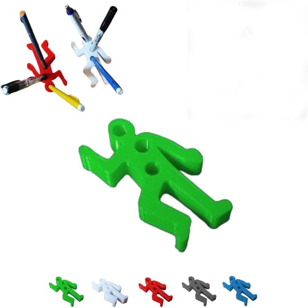 

Plastic Crime Scene Pen Holder Desk Organization Body Pencil Holder Creative Pencil Storage Box