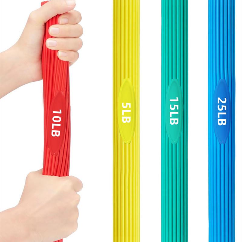 TPE Torque Multifunctional Resistance Bar for Yoga & Muscle Rehabilitation