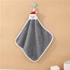 Christmas Themed Hand Towel for Home Bathroom Kitchen Washcloths Soft Comfortable Strong Absorbent Washing Hand Towel