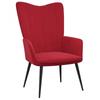 Day and Night - Day and Night Red Wine Red Velvet Relaxation Armchair