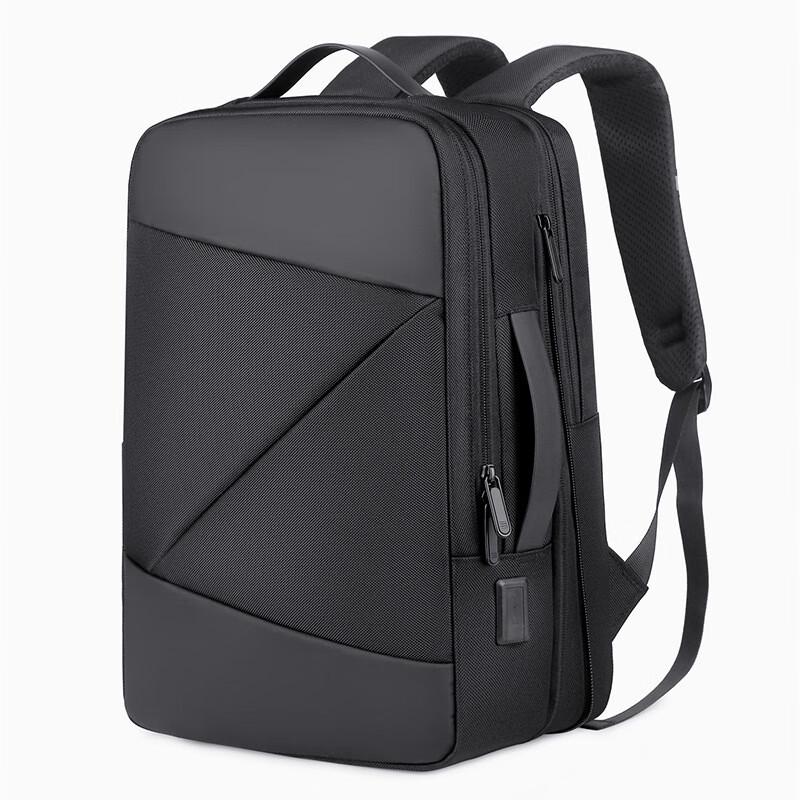 Li Shen Men s Expandable Business Commuter Backpack