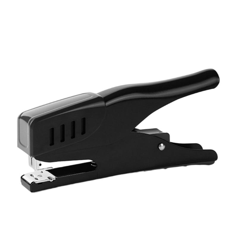 

Ergonomic Grip Handheld Staplers 25 Sheets Capacity Office Desk Staplers Labor-Saving Stapler Office Stapling Machine чорний
