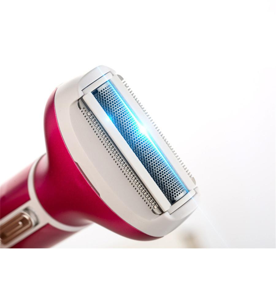 Electric Depilator Shaver Underarm Shaving Women's Eyebrow Trimming Knife Men's Nose Hair Four Head Repair Knife