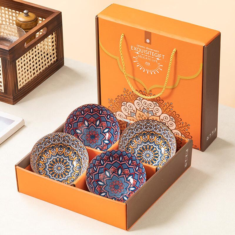 Bohemian Ceramic Bowl Gift Set
