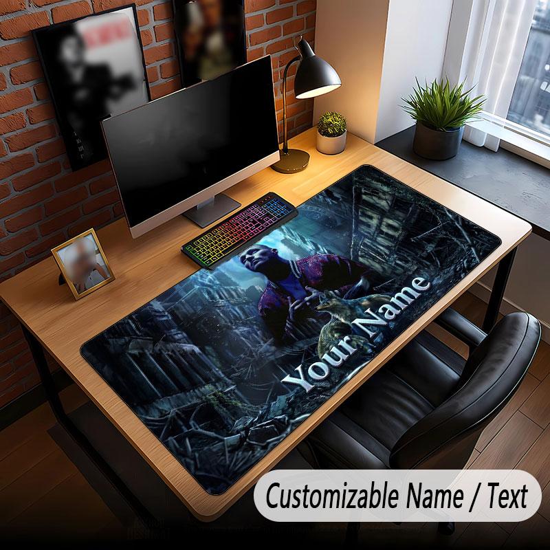Custom Name Extended Mouse Pad,Kontra K Gaming Desk Mat For Home Office Desktop Decor