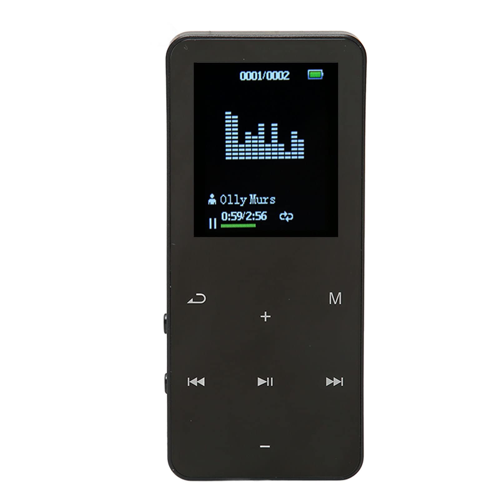

8GB Bluetooth MP3 Player, Portable HiFi Sound MP3 Music Player for Kids, Students, and Seniors, Digital Audio Player, Gift (Black)