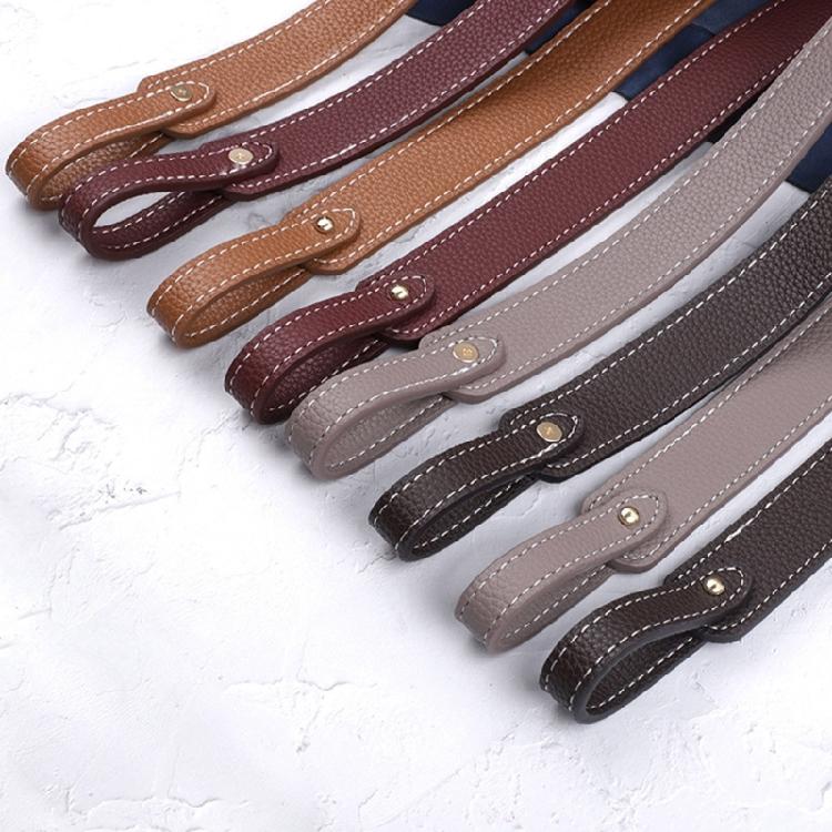 26in Handbag Shoulder Strap Lychee Texture Strap PU Leather Crossbody Bag Strap