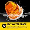 2x LED Amber Watermelon Lights Side Marker Truck Trailer Turn Signal Light 12V