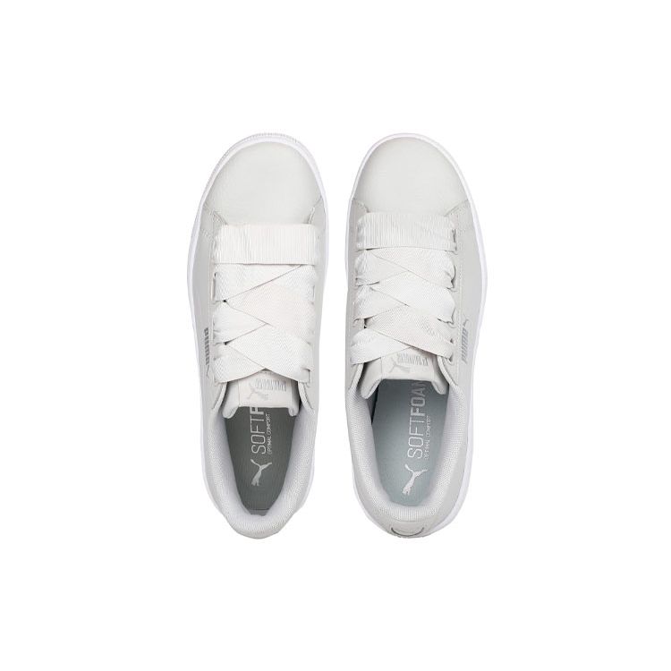 Puma Vikky V2 Ribbon Core Simple Comfortable Low-Top Casual Sneakers Women Sneakers Gray 369114-03