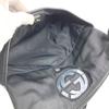 Gucci 181067 GG Logo Bag Crossbody Shoulder Bag Nylon Black