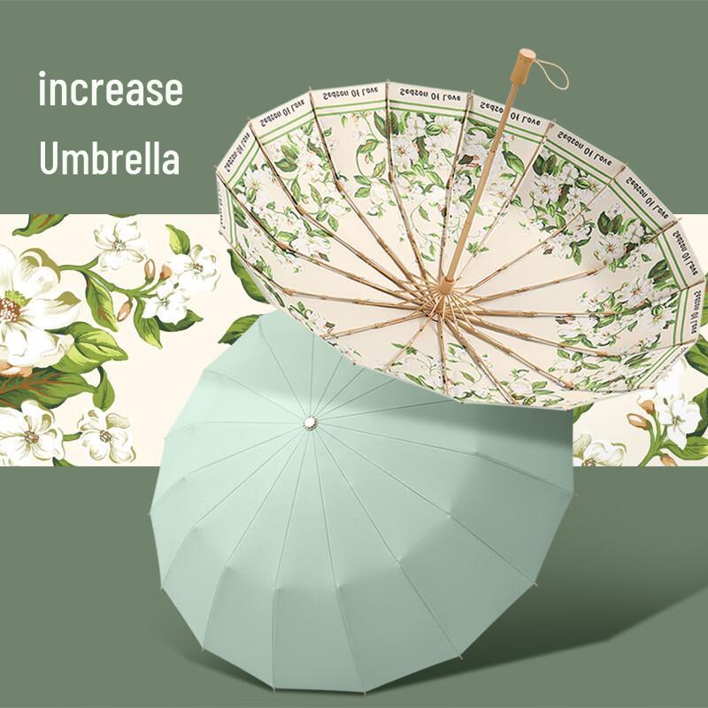 Nan Qiao 16-Rib UV Protection Tri-Fold Umbrella