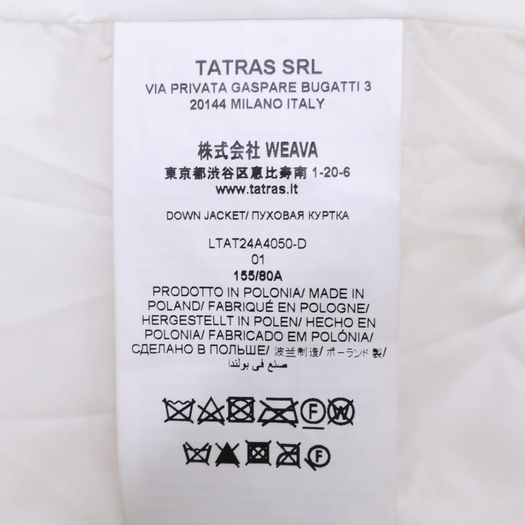 TATRAS Domestic Regular LTAT24A4050 24 Years Pearl Collection FINA Fina Eco Fur Down Jacket 01 whiteUsed