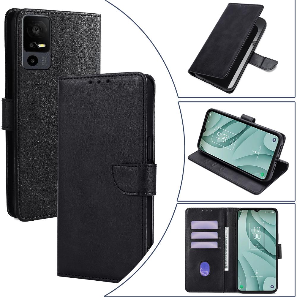 Retro vyklápěcí peněženkové pouzdro pro Tecno Spark 10 10C Pova 4 Camon 20 Pro Infinix Smart 7 TCL 40 SE 403 505 Kryt PU kůže Pouzdro Slot na karty Nárazník telefonu
