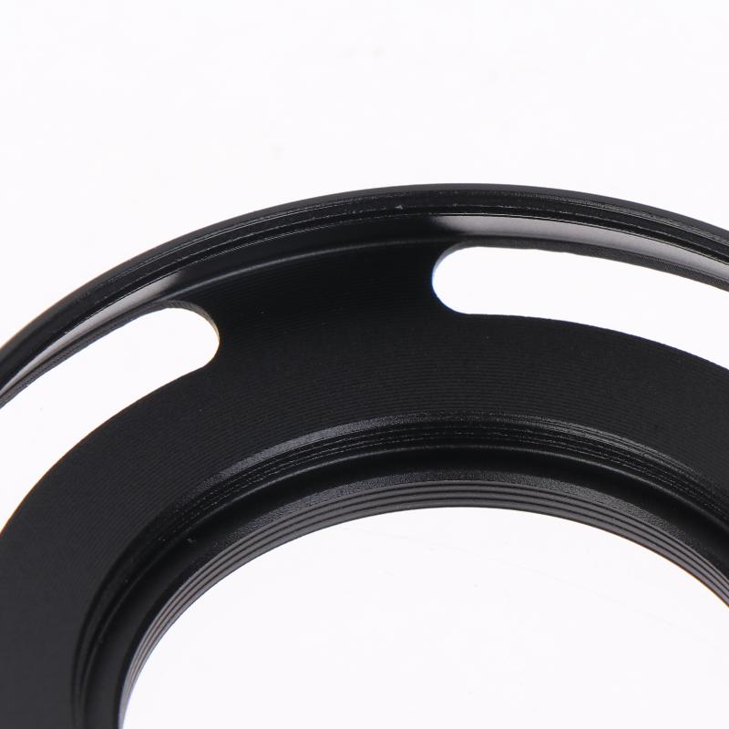 Hollow Wide-angle Lens Hood Ultra-thin 37-67mm Universal Anti-glare Accessory for Hiking Outdoor Photography