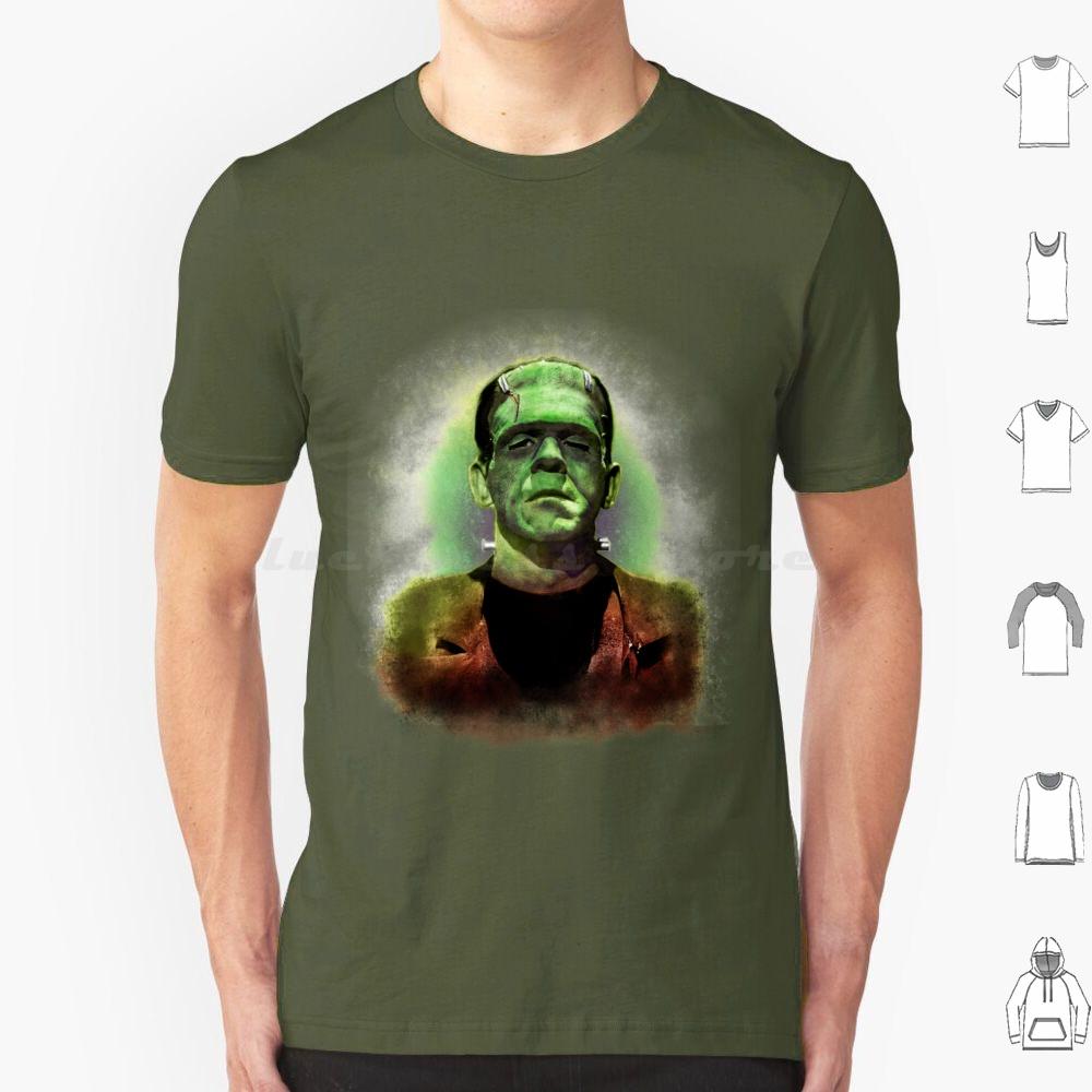 Frankenstein T Shirt Big Size 100 Cotton Universal Horror Classic Movies Creature Classic Monsters James Whale Halloween 30s S